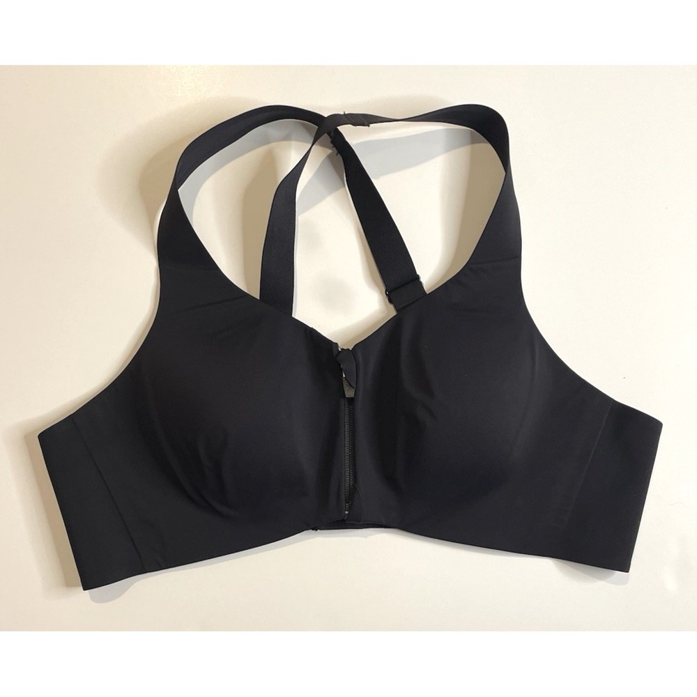 Knix Womens Catalyst Front Zip Sports Bra Size 5 High Impact Supportive Fitness‎